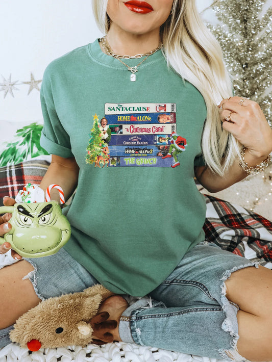 HOLIDAY MOVIE TEE